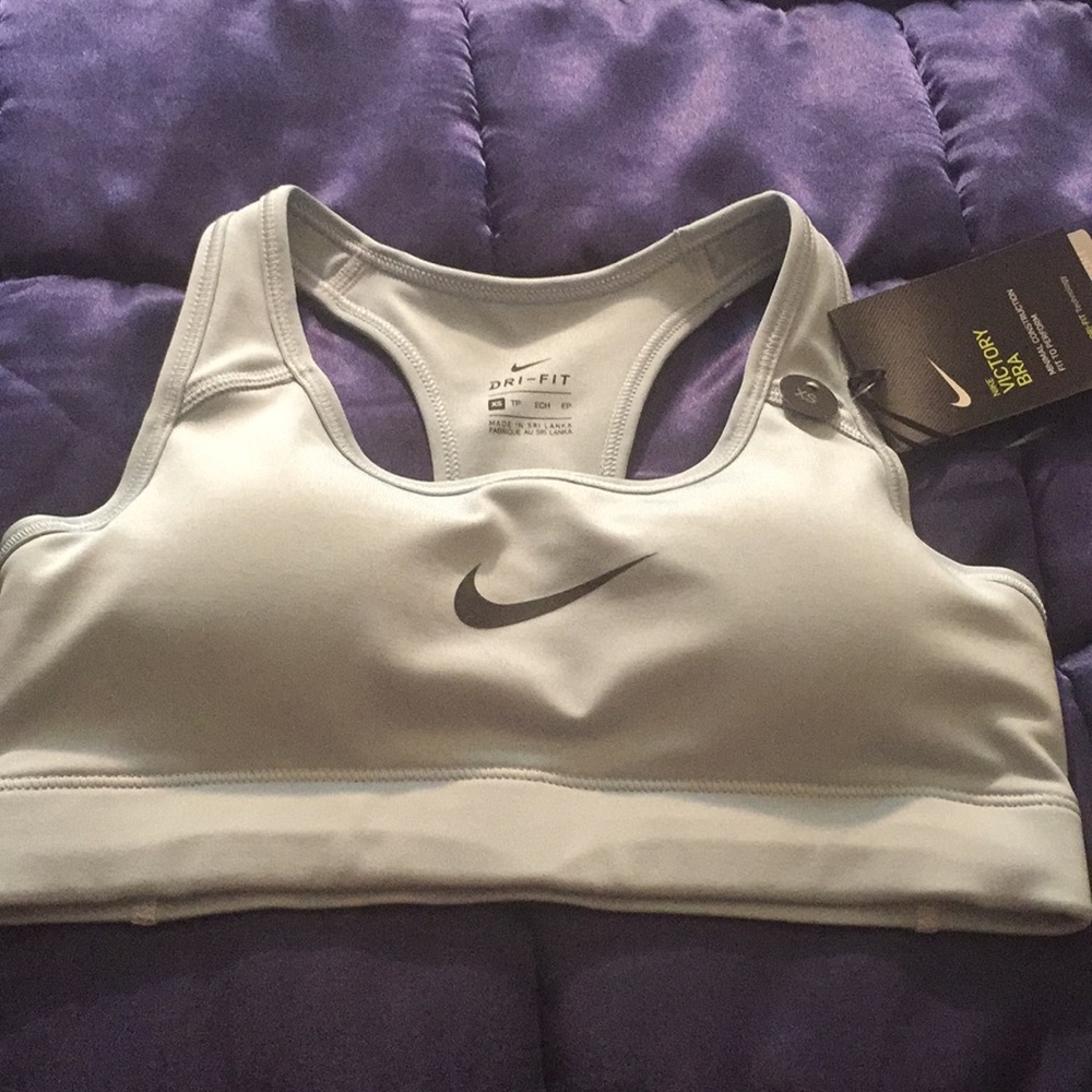 Light Blue Nike Sports Bra